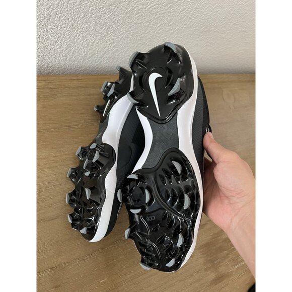 New Nike Force Trout 9 Pro MCS Low Black Mens Baseball Cleats FB2908 001 Size 10 - Picture 6 of 8